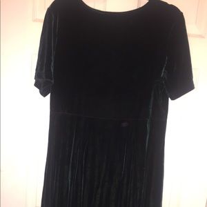 Green Velvet Dress!